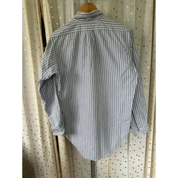Brooks Brothers Men's 100% Cotton Stripe Button Down Collar Dress Shirt M - Picture 3 of 7